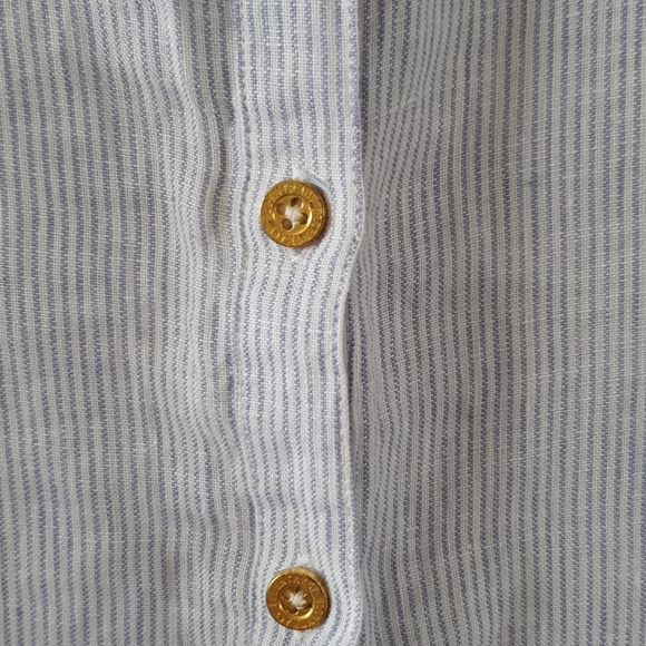 Ellen Tracy Linen Sleeveless Top - Picture 3 of 6